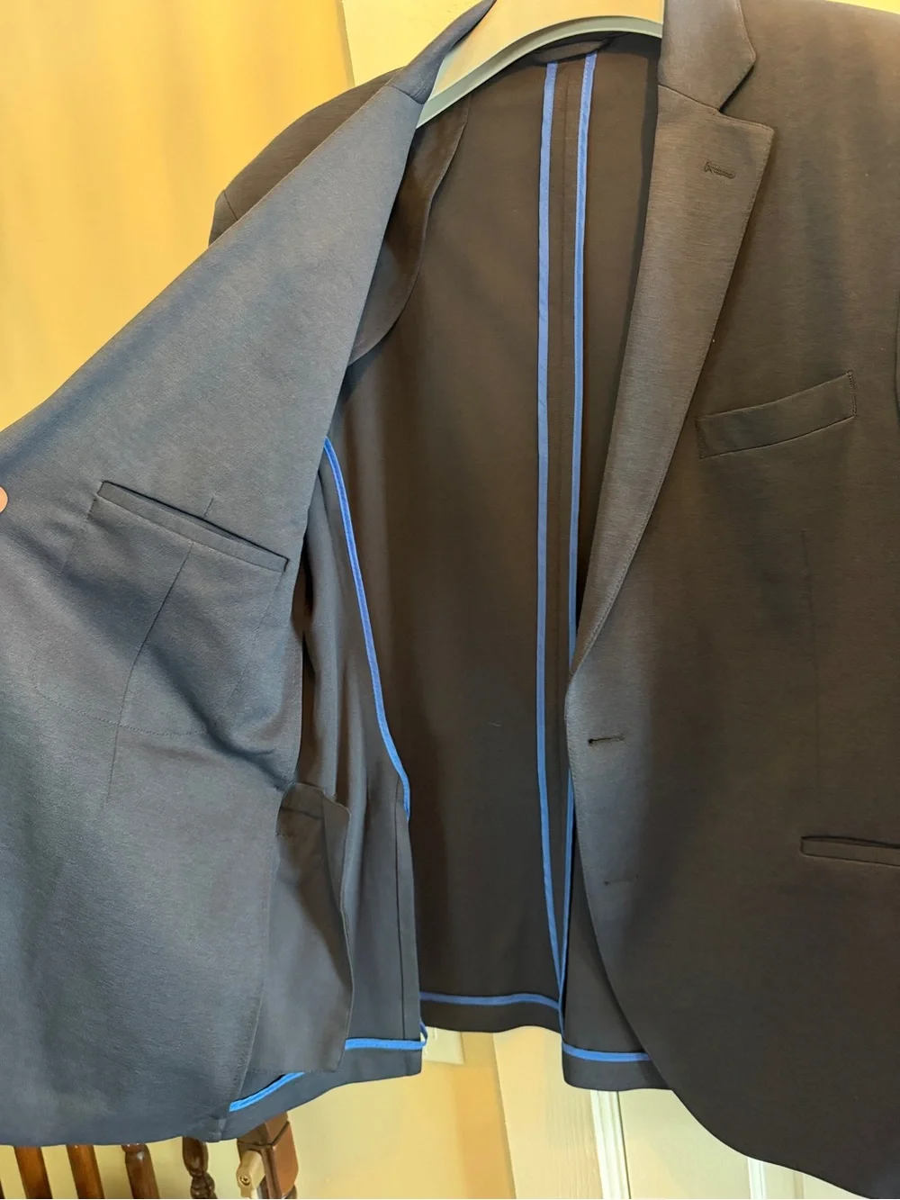 Twillory Navy Stretch Suit 46R 38x30